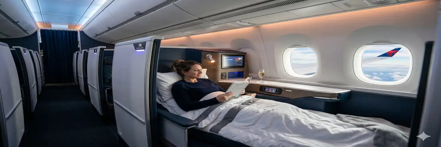Delta Airlines Business Class Review 