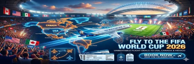 Find FIFA World Cup 2026 flight deals