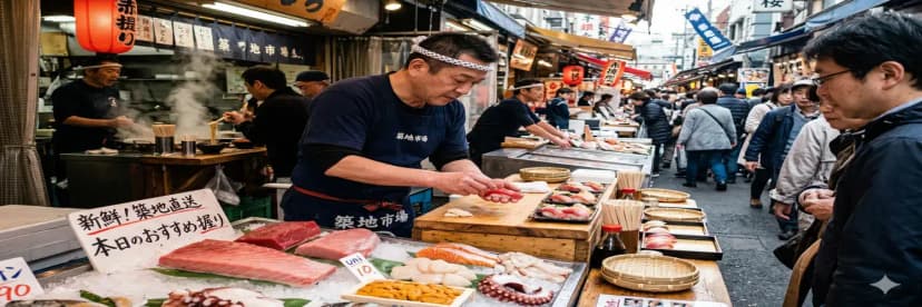 Tsukiji Outer Market Food Tour