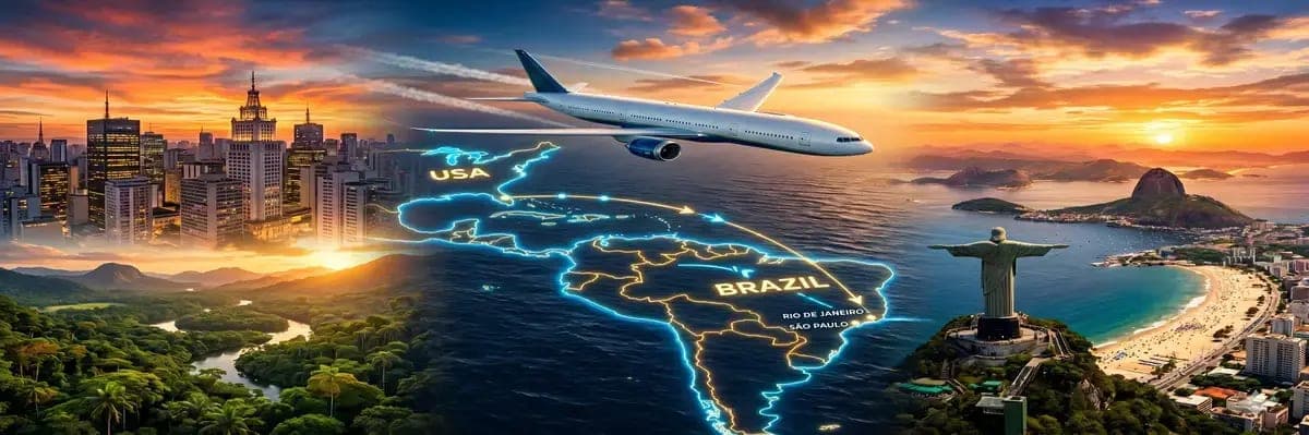 USA to Brazil Flights