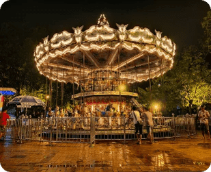 Belmont Park’s classic amusement rides